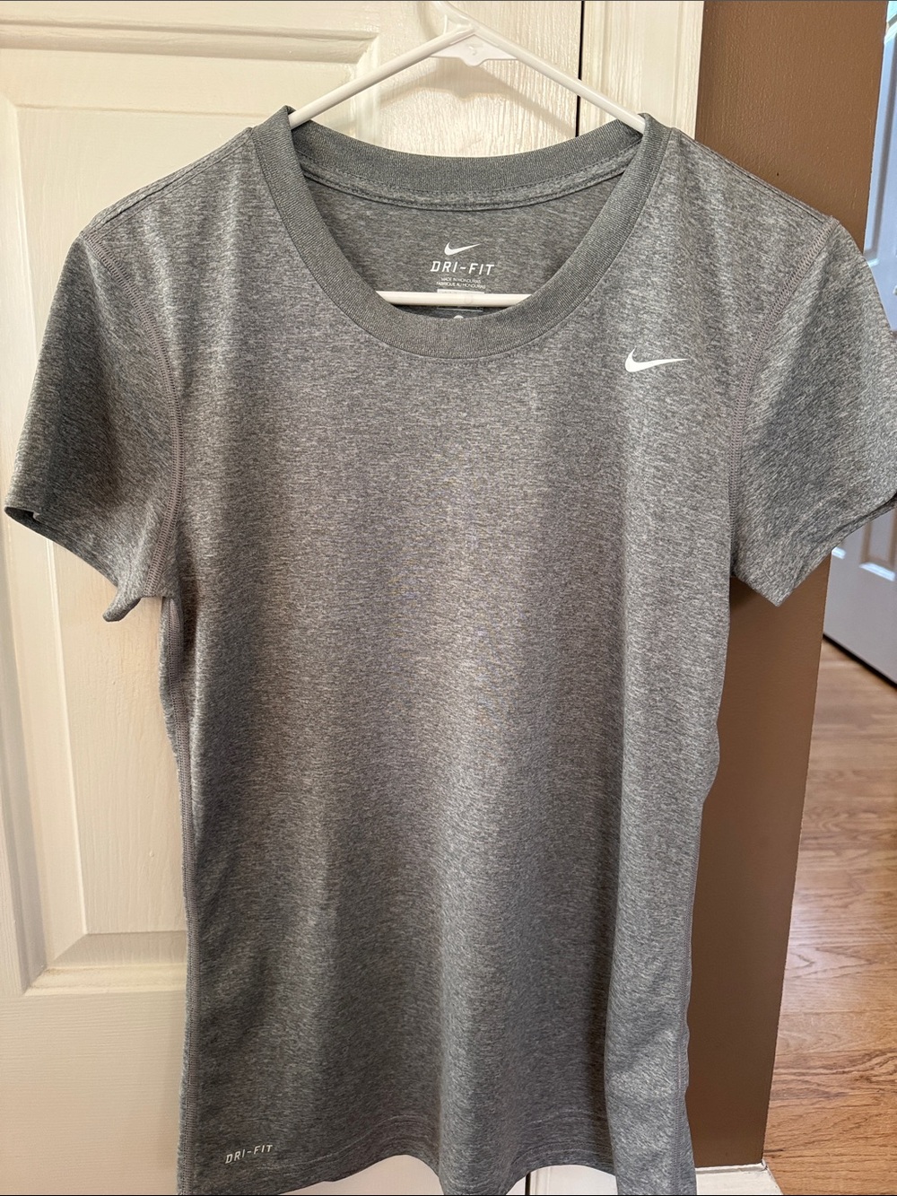 Nike Gray Dri-FIT Short Sleeve Women's Tee